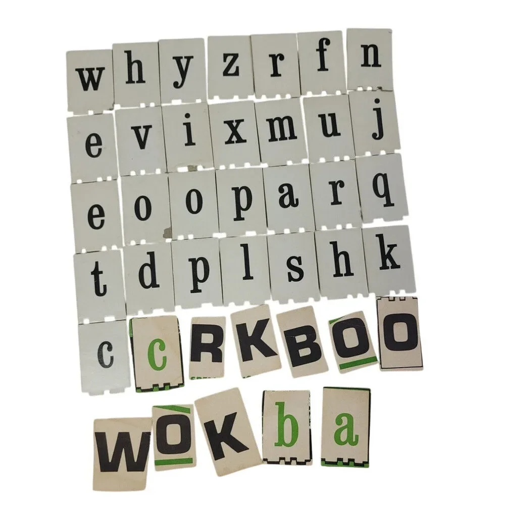 Vintage 1967 Schoolhouse Industries Key-Kit Spelling No. 101 Children's Game